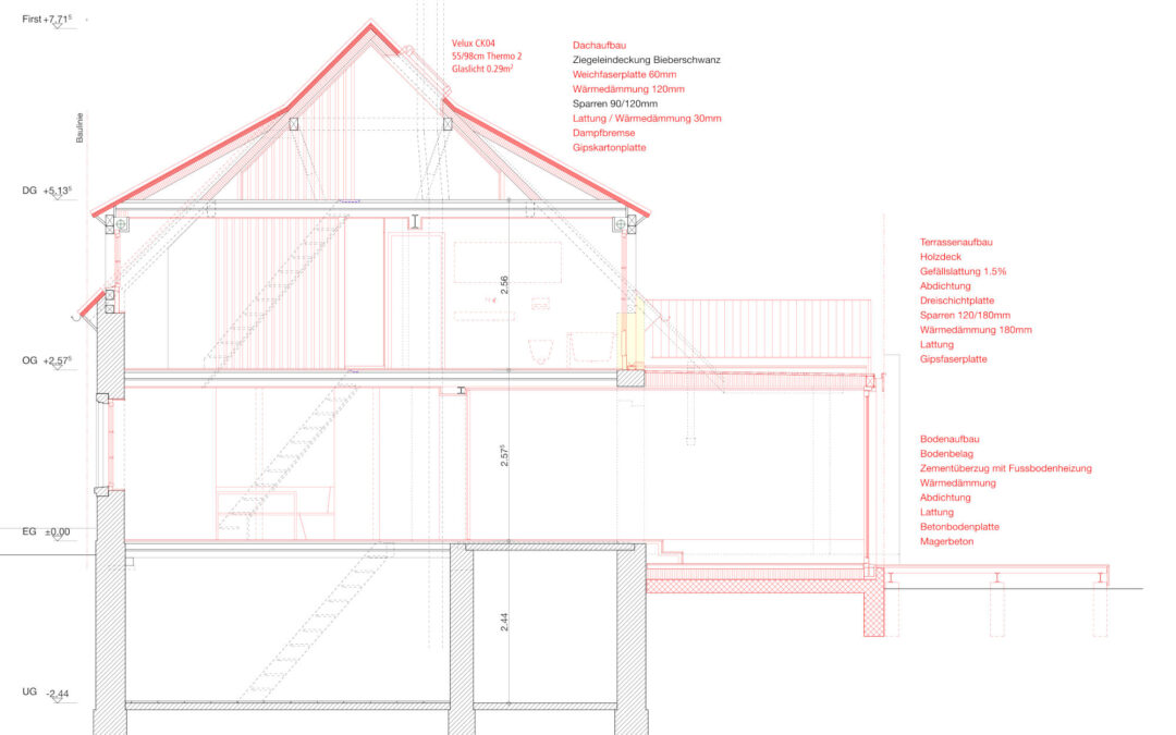 Umbau Reihen&shy;einfamilien&shy;haus