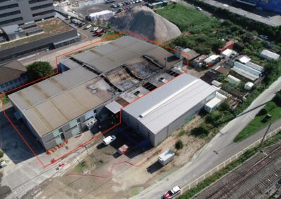 Ersatzbau Industrie&shy;gebäude