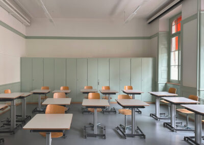 Farb- Materialkonzept Gymnasium Leonhard